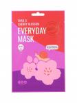 DEARBOO - N&auml;omask tigude lima ja kirsi ekstraktiga EVERYDAY MASK SNAIL & CHERRY BLOSSOM, 27 ml
