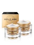 GOLD 48K - P&auml;evane/&ouml;&ouml;line n&auml;okreem k&uuml;psele nahale, 2x50 ml
