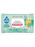 GO WIPES - Kids&Juniors m&auml;rg tualettpaber lastele, 1x44 tk