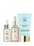 WARDA LUXURY SKINCARE - C-vitamiini silma seerum (15 ml), pinguldav kollageeni&otilde;li seerum (30 ml), h&uuml;aluroonhappe niisutaja (50 ml).