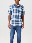 WRANGLER - Meeste l&uuml;hikeste varrukatega s&auml;rk, SS 1 PKT SHIRT