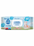 GO WIPES - Niisked beebipuhastuslapid aloe vera vee ja D-pantenooliga, 50 tk