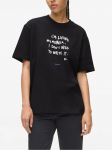 KARL LAGERFELD - Naiste l&uuml;hikeste varrukatega T-s&auml;rk LJ RELAXED KARLISM TEE