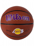 WILSON - Unisex korvpall, Wilson Team Alliance Los Angeles Lakers Ball WTB3100XBLAL