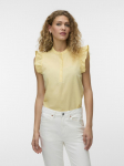 VERO MODA - Naiste varrukateta pluus linasest riidest, SELMA