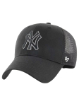 47 BRAND - M&uuml;ts nokaga, MLB NEW YORK YANKEES BRANSON MVP CAP B-BRANS17CTP-BKAQ