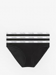 Calvin Klein - Naiste alusp&uuml;ksid, 3 tk, 3 PACK LOW RISE BIKINI BRIEFS CALVIN KLEIN
