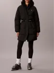 CALVIN KLEIN JEANS - Naiste mantel, BELTED MIDWEIGHT LONG PUFFER