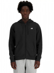 NEW BALANCE - Meeste kapuutsiga ja t&otilde;mblukuga kampsun, SPORT ESSENTIALS LOGO FLEECE FULL ZIP MJ41502BK