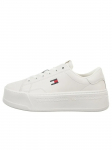 TOMMY JEANS - Naiste nahast vabaajajalatsid, TJW SCRIPT CUPSOLE FLATFORM