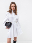 Tommy Hilfiger - Naiste igap&auml;evakleit, PLEATED RELAXED MINI SHIRT DRESS