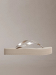 CALVIN KLEIN - Naiste pl&auml;tud, FLATFORM FLIP FLOP FLOP MET TPU