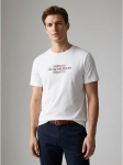 TOMMY HILFIGER - Meeste l&uuml;hikeste varrukatega s&auml;rk, SCRIPT FLAG REGULAR TEE