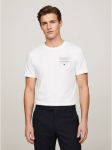 TOMMY HILFIGER - Meeste l&uuml;hikeste varrukatega T-s&auml;rk, BRAND LOVE LEFT CHEST RWB TEE