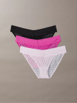 CALVIN KLEIN UNDERWEAR - Naiste alusp&uuml;ksid, LOW RISE BIKINI PK3, 3tk.