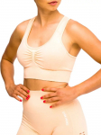 GYMHERO - Naiste spordirinnahoidjad, GymHero California Cute Bra BRA-PEACH
