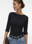 VERO MODA - Naiste s&auml;rk, AWTHEA 3/4 BOATNECK TOP NOOS