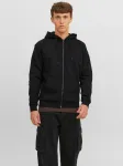 JACK&JONES - Meeste t&otilde;mblukk- ja kapuutsiga kampsun, BRADLEY