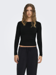 ONLY - Pikkade varrukatega naiste pluus, ONLMIRA LIFE L/S RUCHING TOP JRS NOOS