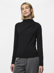 PIECES - Pikkade varrukatega naiste pluus, PCMADISON LS DRAPED TOP JRS NOOS BC