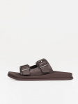 CALVIN KLEIN - Naiste nahast sandaalid, CITY SANDAL BUCKLE LTH