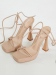GLAMOROUS - Naiste k&otilde;rge kontsaga sandaalid, GLAMOROUS WIDE FIT NOT FRONT PLATFORM