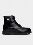 TOMMY JEANS - Naiste nahast saapad, TJW LACE UP BOOT, TJW LACE UP BOOT