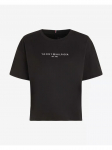 TOMMY HILFIGER - Naiste l&uuml;hikeste varrukatega t-s&auml;rk, CORP LOGO TRAPEZE C-NK TEE