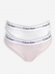 CALVIN KLEIN UNDERWEAR - Naiste alusp&uuml;ksid triibuga, THONG 2PK, 2tk.