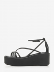 CALVIN KLEIN - Naiste nahast sandaalid, WEDGE SANDAL 30 LTH