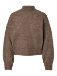 PIECES - Naiste kampsun, PCAICO LS SHORT HIGH NECK KNIT BC