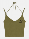 PUMA - Naiste crop top, CLASSICS RIBBED CROP TOP WOMEN