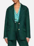 TOMMY HILFIGER - Naiste jakk, COTTON LINEN RELAXED SB BLAZER