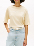 TOMMY HILFIGER - Naiste l&uuml;hikeste varrukatega t-s&auml;rk, CORP LOGO TRAPEZE C-NK TEE