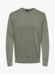 Only&Sons - Meeste kampsun, ONSMASON REG 12 WASH CREW KNIT