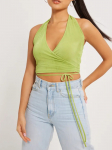 ENVII - Naiste crop top T-s&auml;rk, TAFFELIT