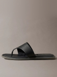 CALVIN KLEIN - Naiste nahast sandaalid, SLAT SANDAL THONG LTH
