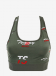 TOMMY SPORT - Naiste spordirinnahoidja, GRAPHIC BRA MID SUPPORT