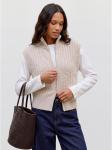 VERO MODA - Naiste kampsun, VMBANG RIB SL HIGHNECK ZIPPER VEST NOOS