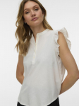 VERO MODA - Naiste varrukateta pluus linasest riidest, SELMA
