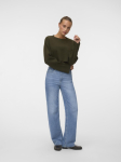 VERO MODA - Naiste kampsun, VMJACE LS O-NECK CROP PULLOVER