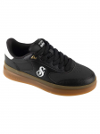 SKECHERS - Meeste vabaaja jalatsid, Skechers Duraleather Lace Up Snoop Cupsole Sneaker 251200-BKW