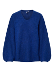 PIECES - Naiste kampsun, PCALLIE LS V-NECK KNIT MWA BC