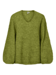 PIECES - Naiste kampsun, PCALLIE LS V-NECK KNIT MWA BC