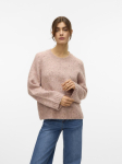 VERO MODA - Naiste kampsun, VMINGRID LS O-NECK PULLOVER