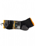SKECHERS - Meeste sokid, Skechers 3pk Mens Work Qtr Socks S115423-BLK