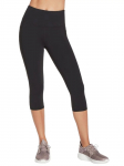 SKECHERS - Naiste l&uuml;hikesed p&uuml;ksid, Skechers Go Walk High Waisted Capri Short W2CP2-BLK