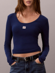 CALVIN KLEIN JEANS - Pikkade varrukatega naiste T-s&auml;rk