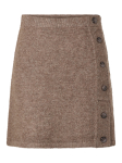 PIECES - Naiste seelik, PCAICO HW BUTTON KNIT SKIRT BC