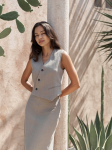 BOHEMAI - Naiste vest 100% lina